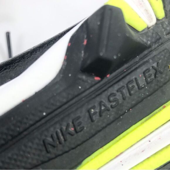 Nike Vapor Fast flex Black White Baseball Cleat Sneaker Shoes - Picture 11 of 12